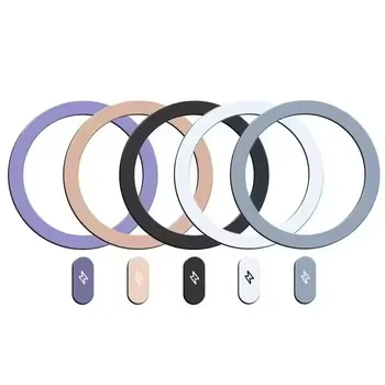 1/5 Stück Magnetischer Aufkleber Metallring für Magsafe Kabelloses Laden, Ladekreis-Magnetaufkleber für iPhone 16 15 13