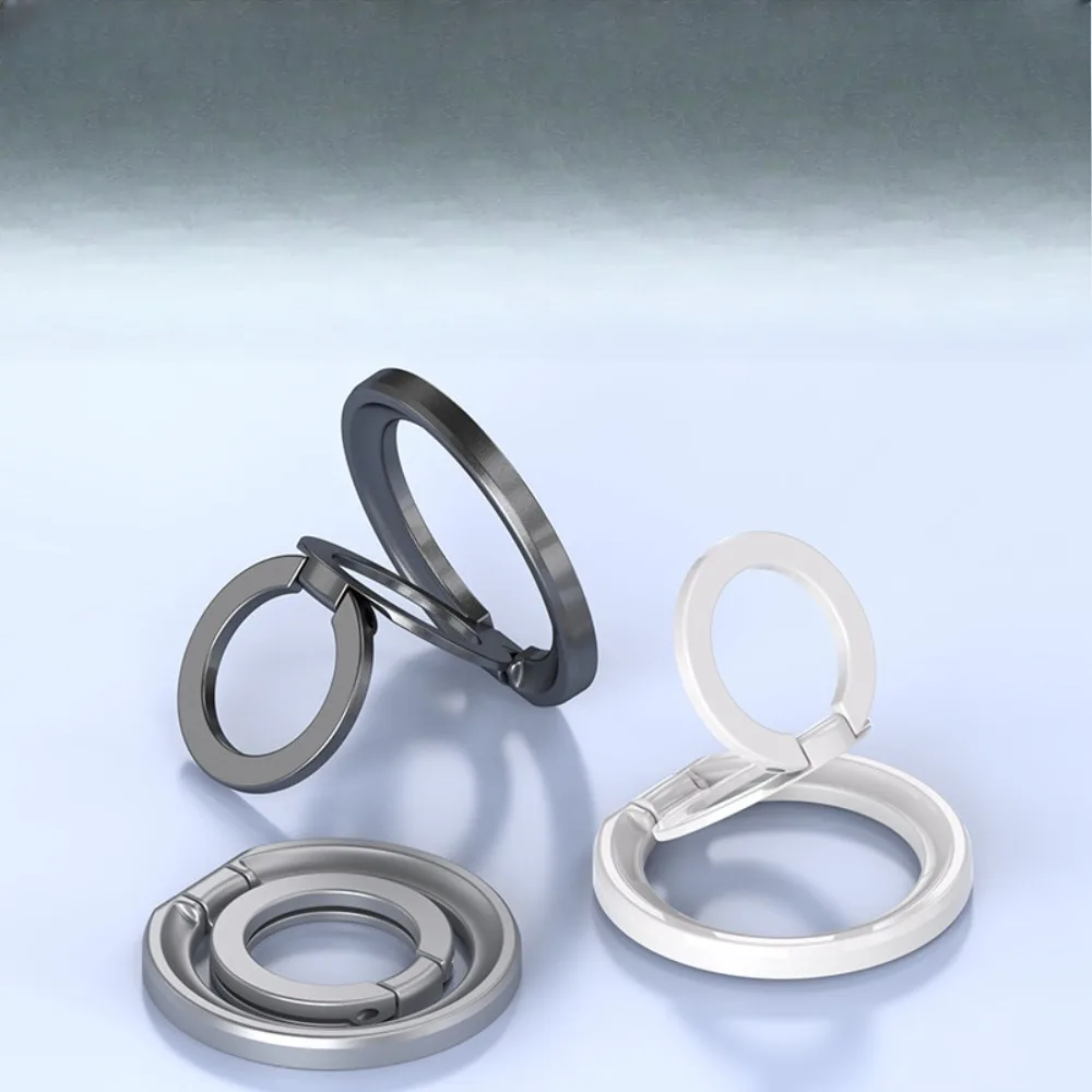Magnetischer MagSafe-Handyhalter mit Ring, tragbarer, abnehmbarer Ständer, kompatibel mit iPhone 12 13 14 15 16 Serie – Bild 4