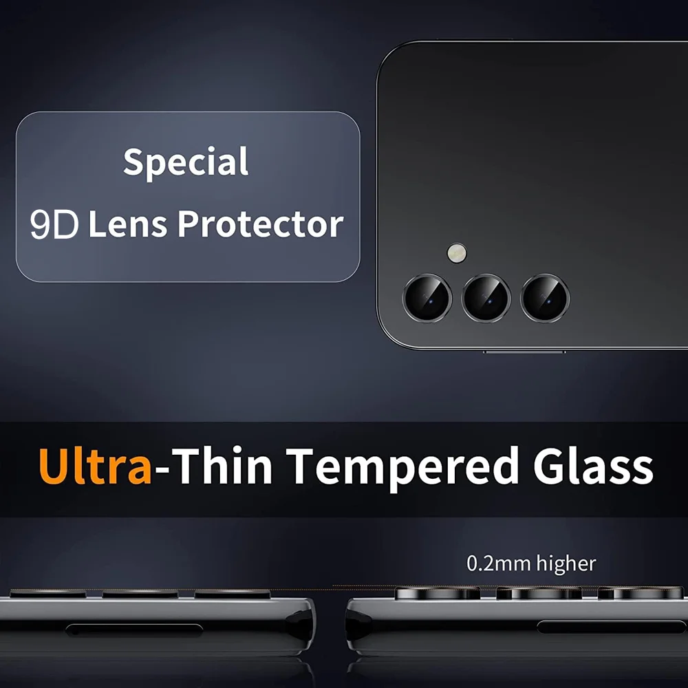 Kameraobjektivschutz mit Aluminiumringen 9H HD gehärtetes Glas Pro + – Bild 3