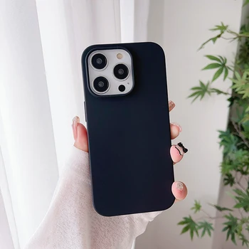 iPhone 12 mini: Luxus Candy Farbe Silikon Soft Case Matte Frosted Abdeckung Ultra dünne Shell Coque