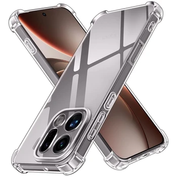 Oppo Find X8 Pro: Vier-Ecken Stoßfeste TPU-Hülle Ultra X8S Find X8 Pro Schutzhülle Transparente Schale Capa Fundas