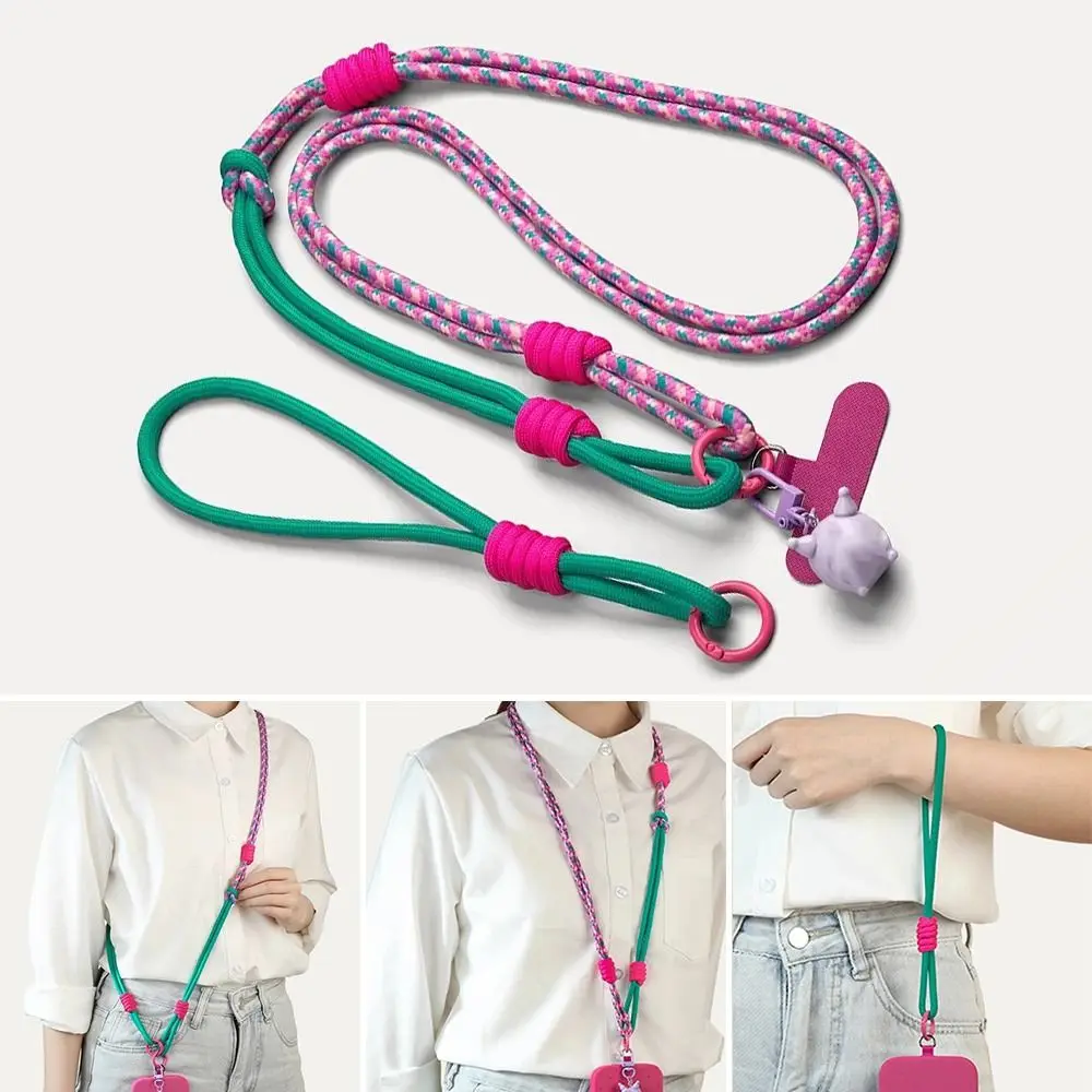 Neue Handy-Lanyards mit Patch, abnehmbare lange Halsbänder, personalisierte Handy-Trageriemen – Bild 3
