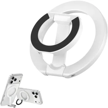 Magnetischer Handyhalter Ständer Verstellbarer Fingerring-Halter für MagSafe iPhone 17~12 Pro Max Abnehmbarer