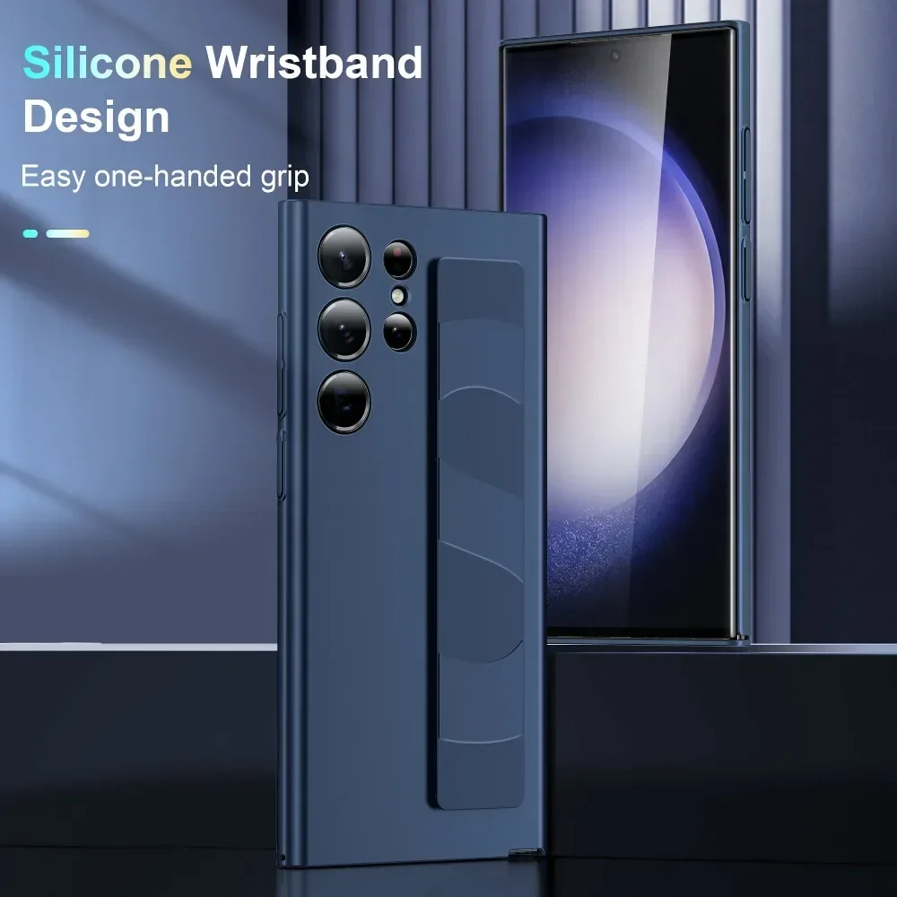 Handgelenk-Schlaufen-Handyhülle Silikon-Armband Matt Transparente Schutzhülle – Bild 6