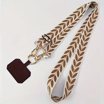 Verstellbares langes Handy-Lanyard, Handgelenkschlaufen, Lanyard für Schlüssel, Handy-Anhänger, Handy-Gurt, Charm-Gurt