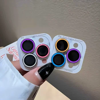 IPhone 16 Plus: 2-3Pcs Leuchtende Keramik Kamera Schutz Film Objektiv Ring Glas Leuchtende Kappe