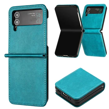 Galaxy Z Flip5: Magnetische Flip-Brieftaschenhülle Flip6 Flip5 Flip4 Flip3 mit Kartenfach und Standfunktion