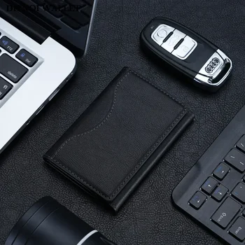 ​ Magsafe Kartenetui aus PU-Leder für Damen und Herren – stilvolle magnetische Kartenetui für Telefon 16/15/14/13/12