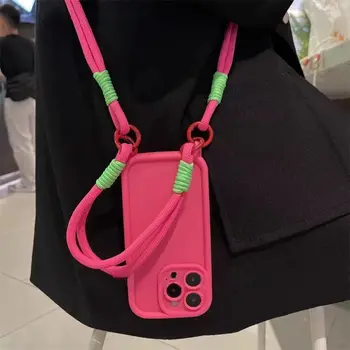iPhone 17 Pro Max: Umhängetasche mit Lanyard-Halskette, Silikonhülle, Handschlaufenabdeckung