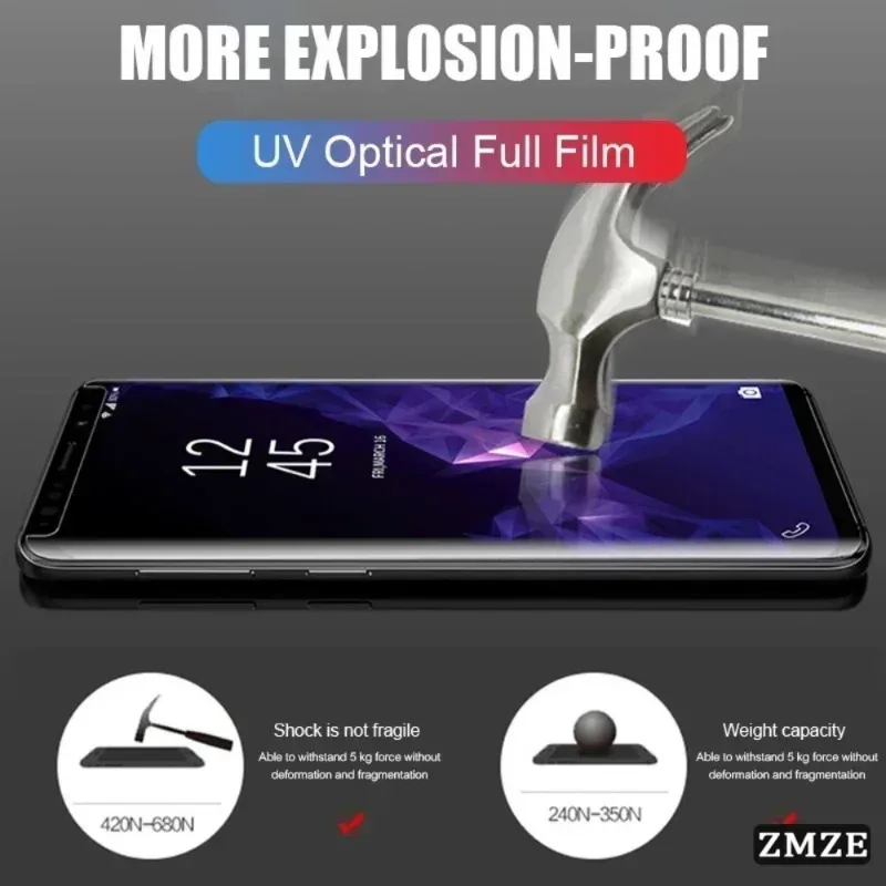 3D UV Gehärtetes Glas Nova 9 P30 P40 P50 P60Pro Pura 70 80Pro Plus Ultra Klebstoff-Displayschutzfolie – Bild 2