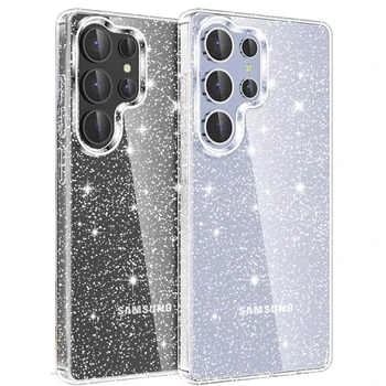 Galaxy A15: Glitzer Handyhülle Transparente Schutzhüllen
