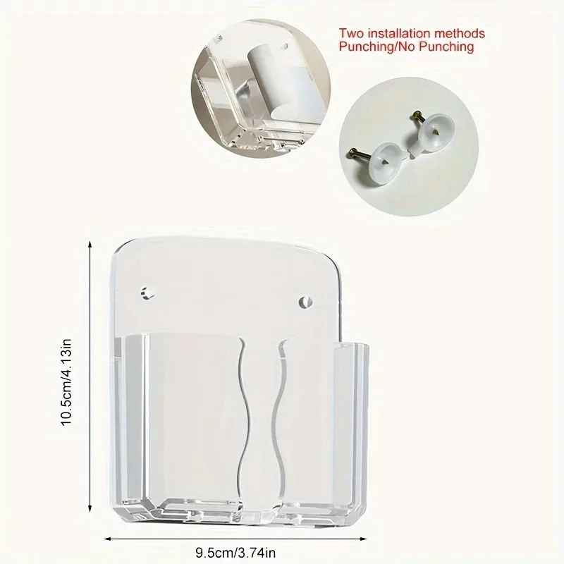 Handy Wand Halter Universal Handy Lade Lagerung Box Organizer TV Fernbedienung Hängen Ständer Halterung Lade Dock – Bild 6