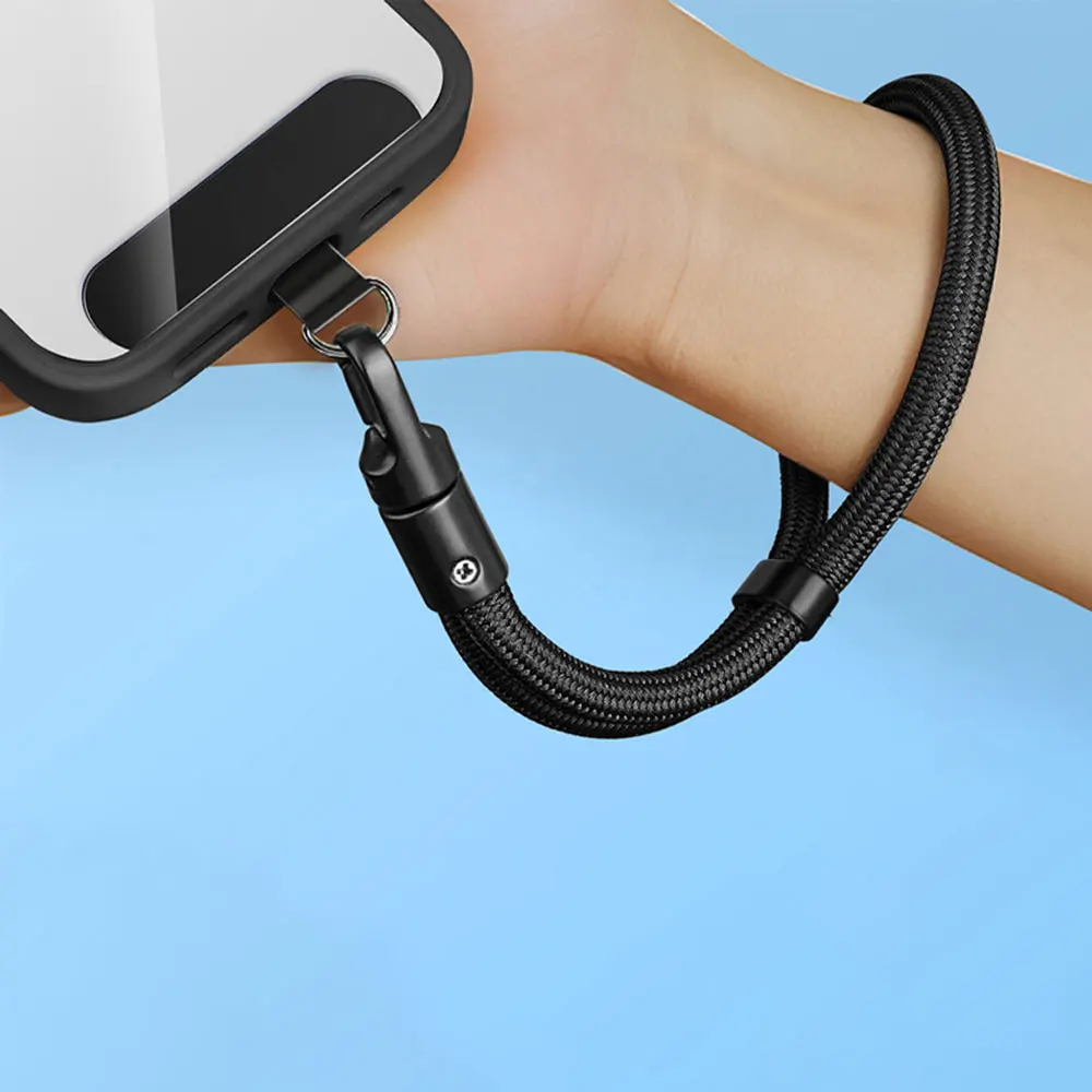 Universelles Telefon-Lanyard mit Clip, verbessert, Anti-Drop 360° °   Drehbarer, verstellbarer Hals-/Umhängegurt für alle Handyhüllen – Bild 4