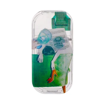 Acryl-Telefonringhalter, Fingerständer, einziehbarer Handy-Griff, faltbarer Ständer für iPhone, Samsung, Smartphones
