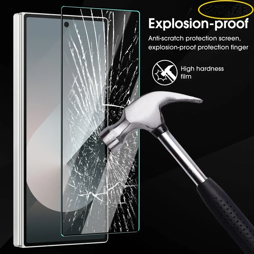 9H Gehärtetes Glas Fold6 Displayschutz Äußere Schutzabdeckung Glas ﻿ – Bild 3