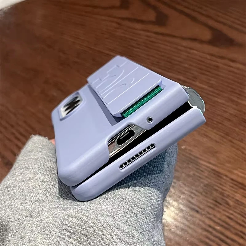 Luxus-Handgelenkschlaufenhalter-Telefonhülle, ultradünne, matte PC-Silikonhülle – Bild 4