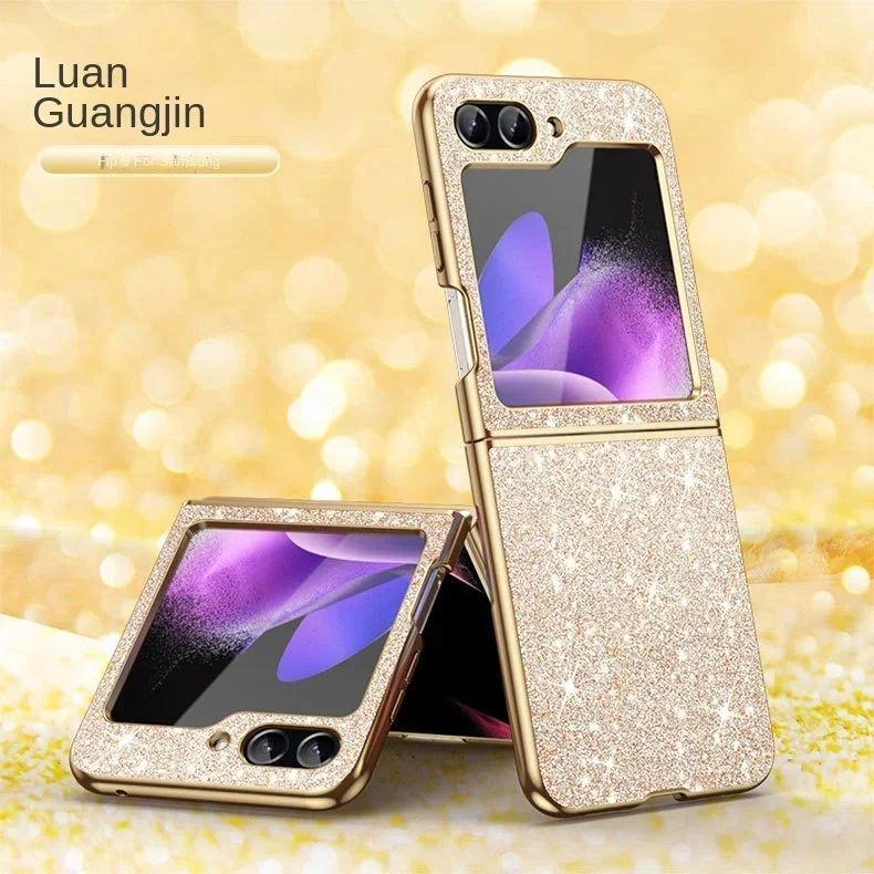 Überzug Bling Glitter Handyhülle 6 5 4 Flip6 Flip5 Flip7 5G Hartplastik Schutzhülle – Bild 2