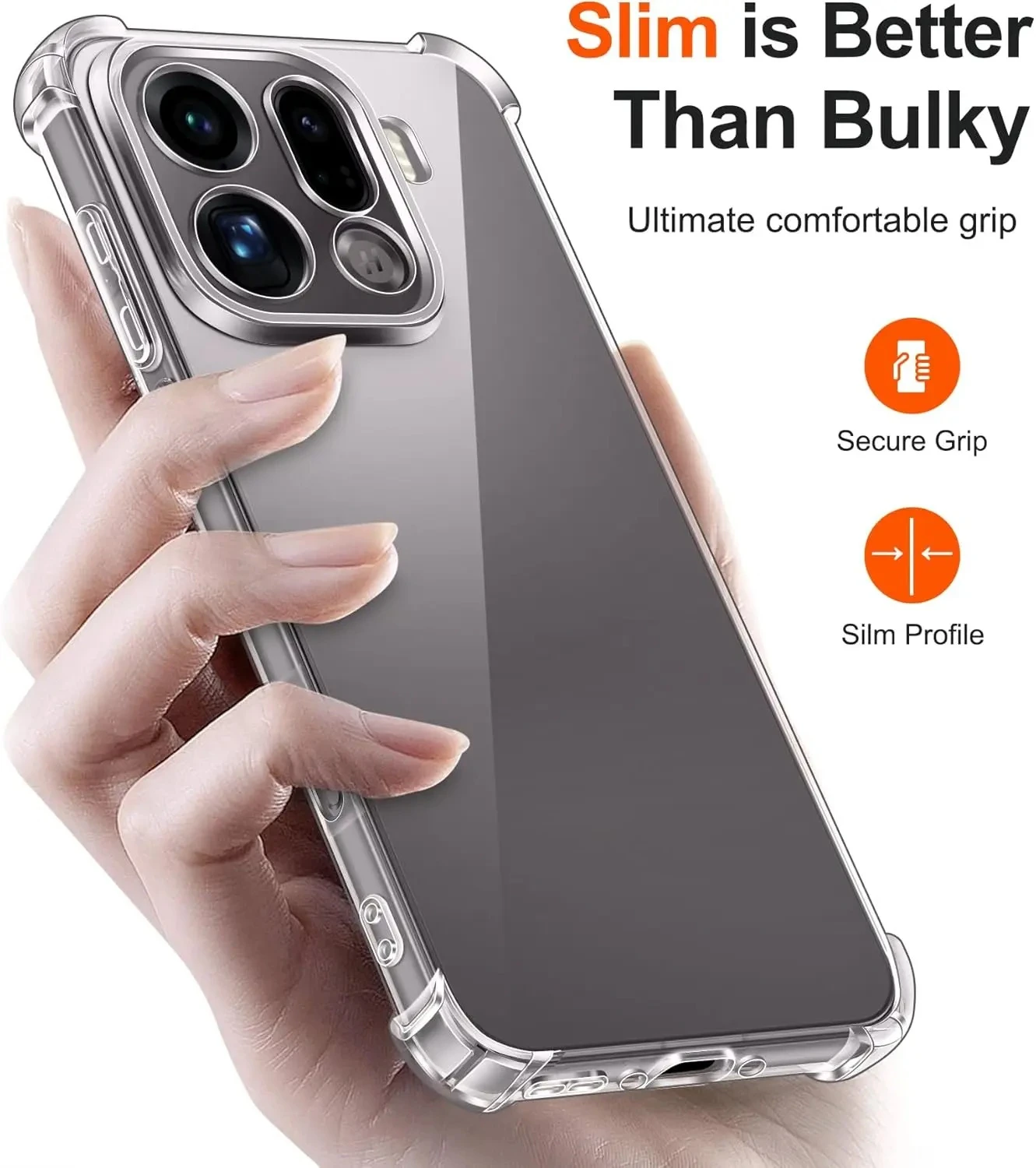 Vier-Ecken Stoßfeste TPU-Hülle Ultra X8S Find X8 Pro Schutzhülle Transparente Schale Capa Fundas – Bild 2