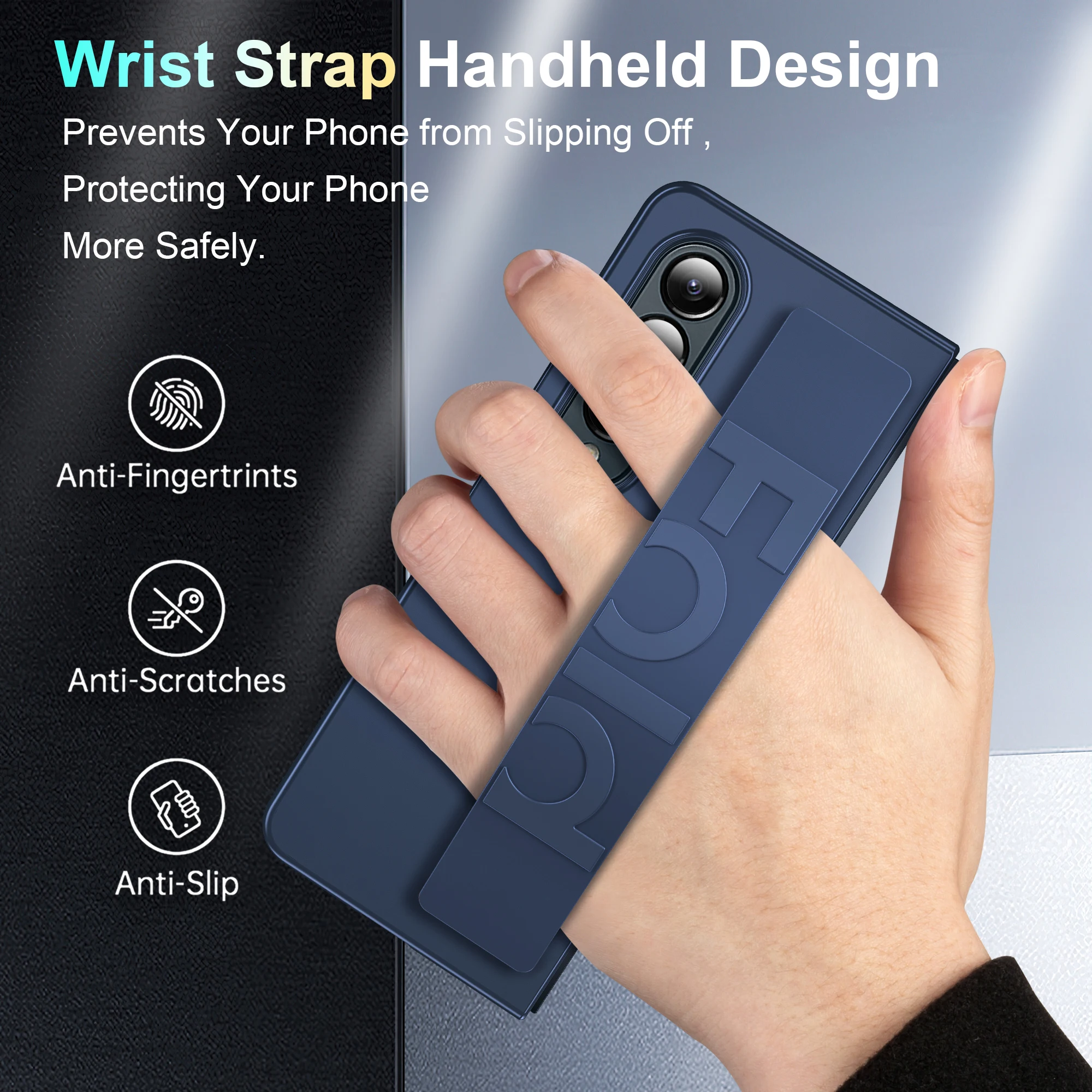 Luxus Weiche Elastische Armband Grip Halterung Strap Fall fällen Matte Harte Dünne PC Abdeckung – Bild 5
