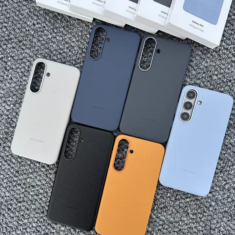 Luxuriöse Premium-Leder-Handyhülle Vollständig Stoßfeste Rückenschale Cover – Bild 2