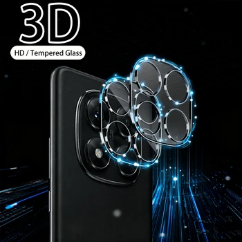 Redmi Note 13 Pro+ 5G: 2Pcs 3D Kamera Glas Schutz rot mi 14Pro 15 4G Hinten Objektiv Film