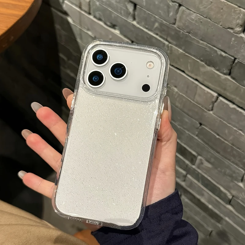 Luxuriöse Modische Glitzernde Transparente Handyhülle Cover – Bild 3