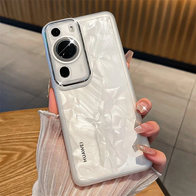 Huawei P60 Pro: Abdeckung Fall tpu weiches Silikon transparente Telefon hülle p 60 60pro Kameras chutz stoß feste Stoßstange