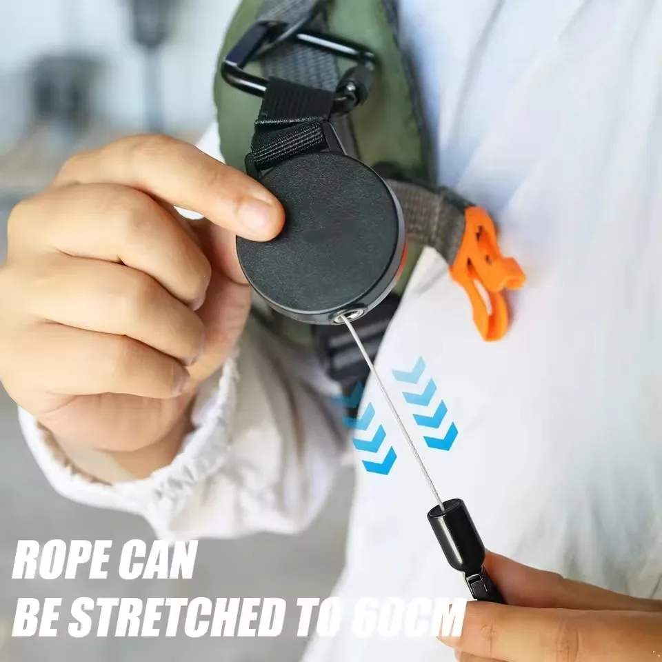 Einziehbarer, diebstahlsicherer Handyhalter, Handy-Lanyard, Smartphone-Hülle, Sicherheitsband mit Gürtelclip, Handy-Lanyard – Bild 3