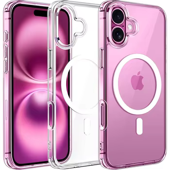 iPhone Air: Luxuriöse magnetische kabellose Ladung für Magsafe-Hülle -Rückseite, transparente Hülle