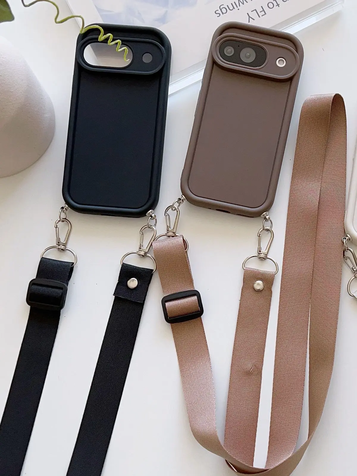 Crossbody-Kordelband-Handyhülle Stoßfeste Weiche Silikonhülle – Bild 4