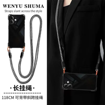 Redmi Note 13 Pro+ 5G: Stoßfeste Lanyard-Hülle 10T 9S 7S Crossbody-Halsband-Tpu-Abdeckung