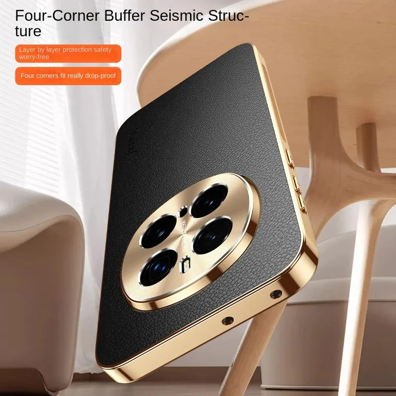 Fall Leder Überzug Stoßfest Abdeckung Für Magic 7 6 5 Pro 7 Lite textur Lichee Muster Fällen Bumper Shell – Bild 5
