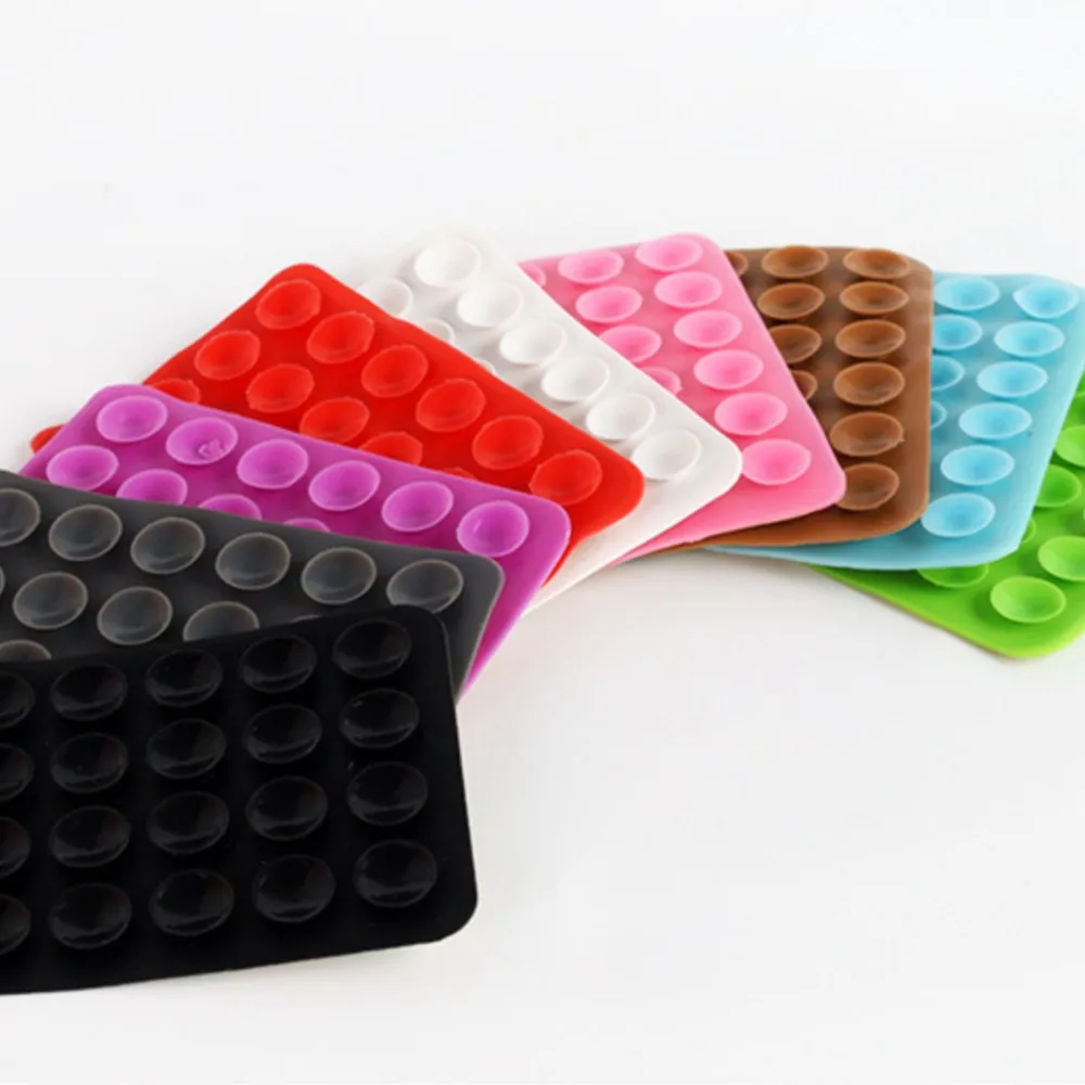 JCYECF 1pc Silikon Saug Pad Für Handy Halterung Saugnapf Unterstützt Klebstoff Silikon Gummi Universal Ladegerät Leder – Bild 3