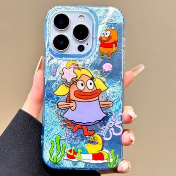iPhone 14 Plus: Debbie Fish Grip Tok-Halter Dazzle Lustre Lining Hard Phone Case