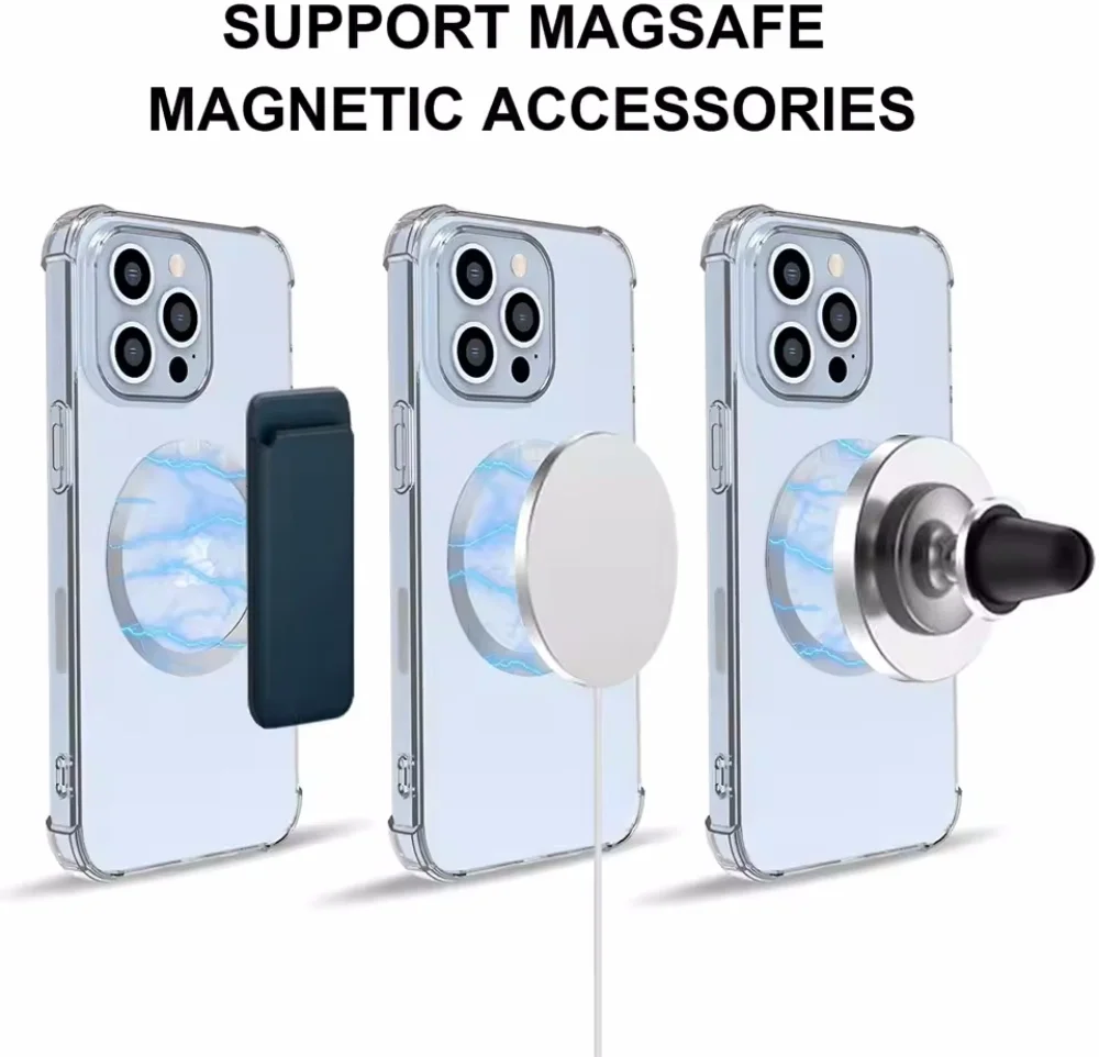 Universal Aufkleber Ring Für Magsafe Drahtlose Aufladen Für iPhone Samsung Huawei Redmi Telefon Magnetische Drahtlose – Bild 3