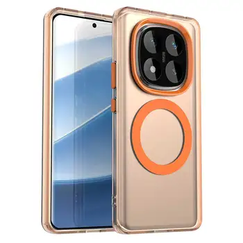 Redmi Note 13 Pro+ 5G: Luxuriöse, stoßfeste Rüstungshülle Magsafe Magnetic Wireless Charge Matte PC-Abdeckung