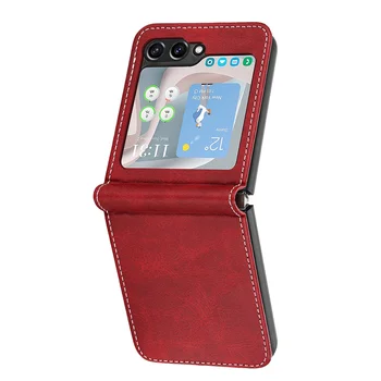 Galaxy Z Flip4: Magnetische Flip-Brieftaschenhülle 6 5 4 3 Flip6 Flip5 Flip4 Flip3 mit Kartenfach und Standfunktion aus Leder