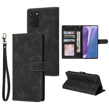 Galaxy S25 Edge: Brieftasche magnetische Flip mit Kartensteckplatz Ledertasche