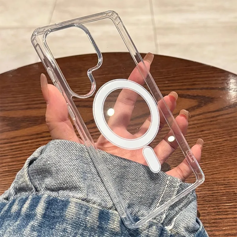 Magnetische Transparente Handyhülle für Magsafe Klare Schutzhülle – Bild 6