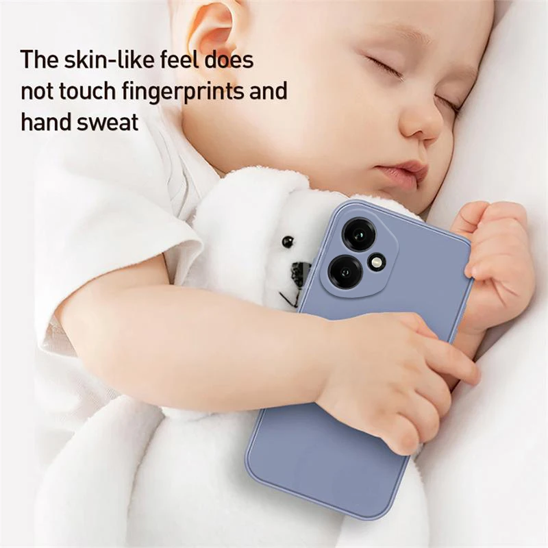 Hülle, flüssiges Silikon, schlichte Hülle, Hülle, TPU, Anti-Drop-Telefonschutz, Hülle – Bild 2