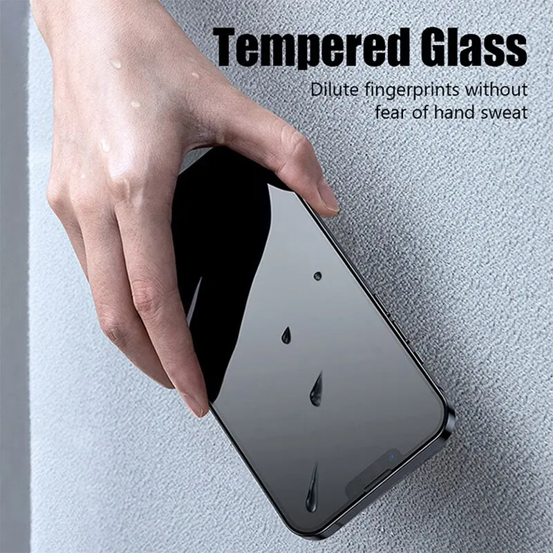4 Stück Sichtschutz folie Anti-Spion-Glas gehärtetes Glas – Bild 6