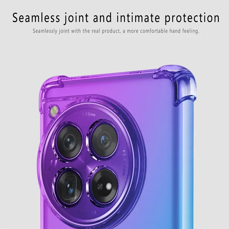 Gradient TPU Fall Abdeckung Stoßfest Vier Ecken Schutzhülle Fundas Coque Capa – Bild 5