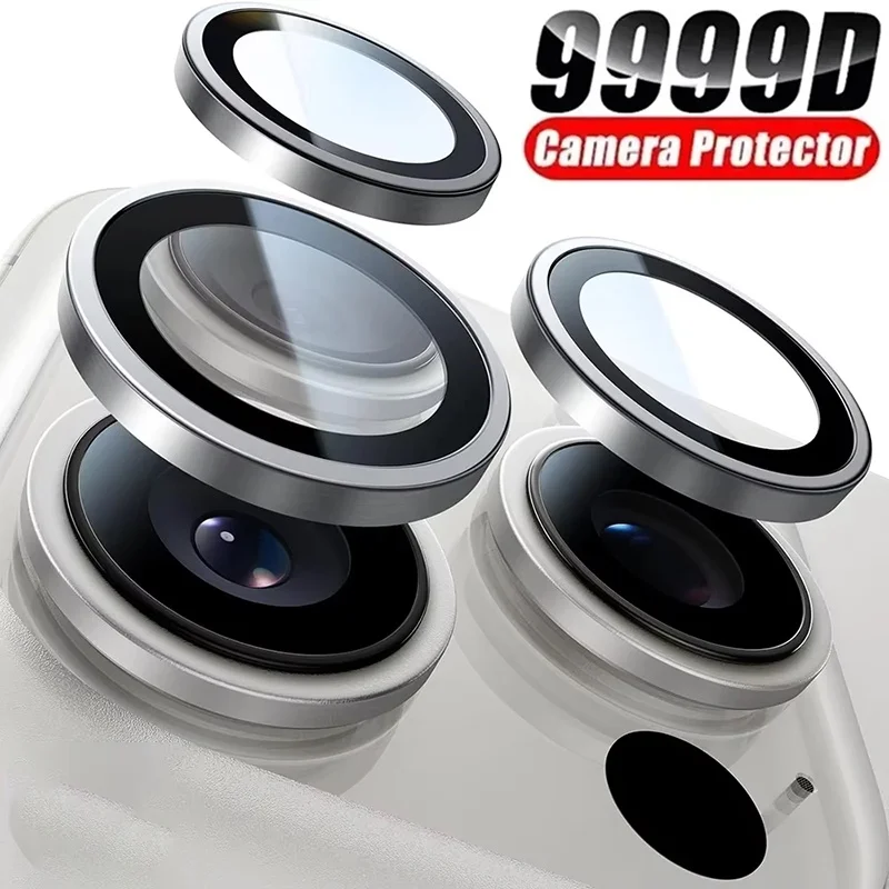 iPhone 16 Pro Max: 3 stücke Metall Objektiv Schutz Objektiv Ring Schutz Glas PM 13 Mini Kamera Objektiv