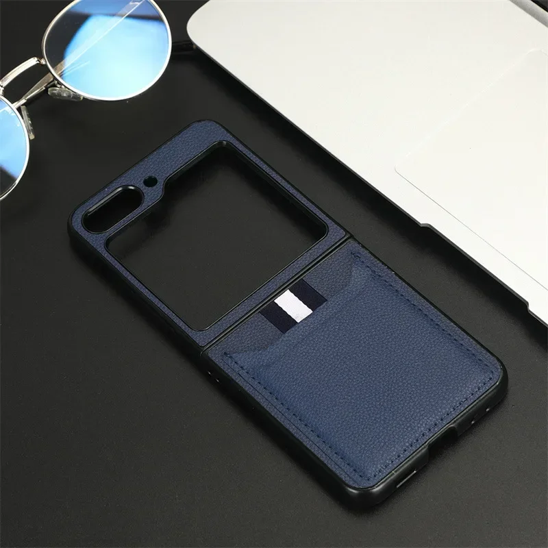 Leder-Handyhülle Flip6 Flip5 Flip4 Flip3 mit Kartenhalter, Absturzsicherung, Hüllenabdeckung – Bild 4