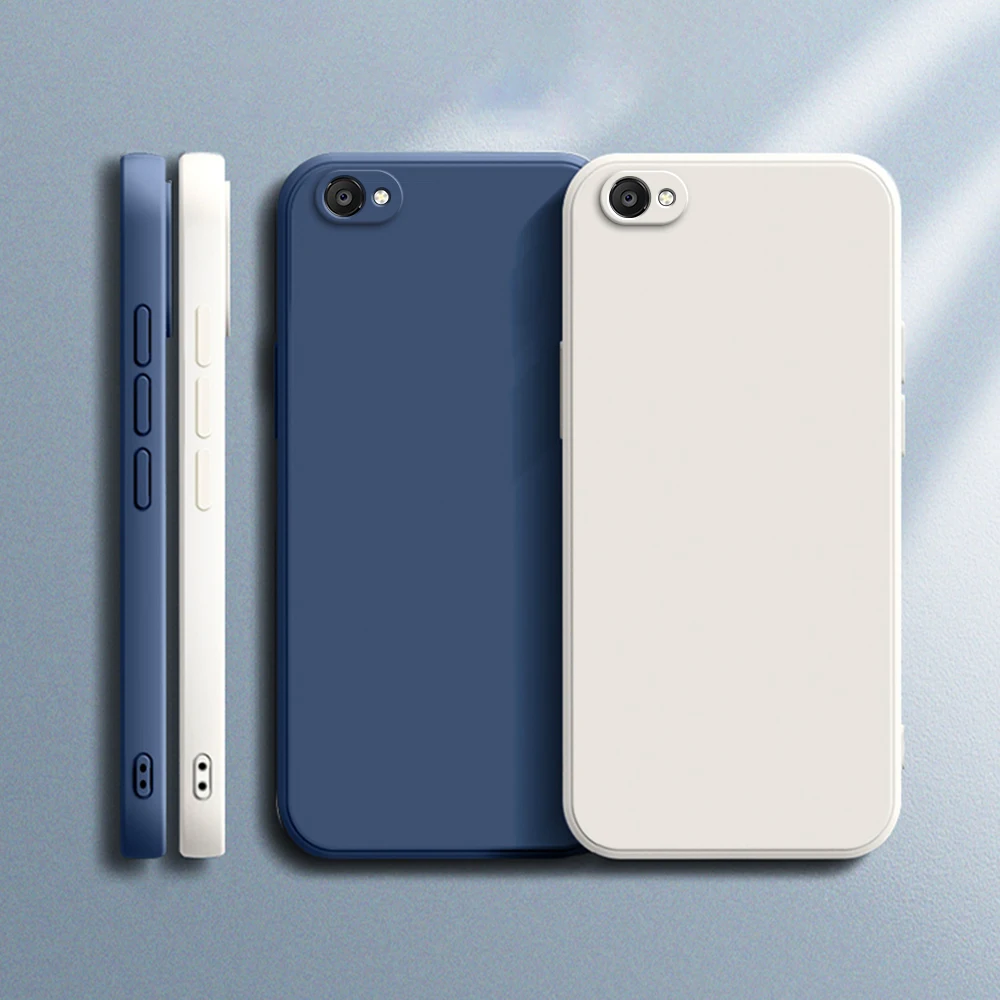 Quadratische flüssige Silikon-Softhülle, 6S, Siquare Luxus-Klassiker-Telefonabdeckung Funda – Bild 2