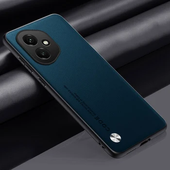 Honor 400: Luxus PU Ledertasche Zurück Abdeckung Matte Silikon Stoßfest Voller Schutz Telefon Fall