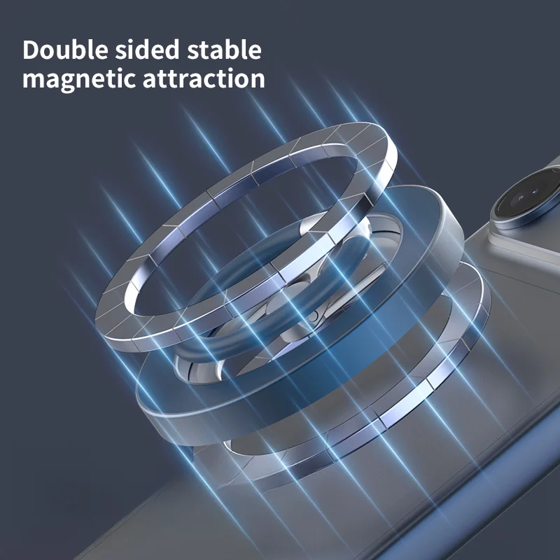 2026 Neuer Doppelseitiger Magnetischer Handyständer für MagSafe - Starker Magnet, Faltbarer Halter für iPhone Android Zubehör – Bild 4