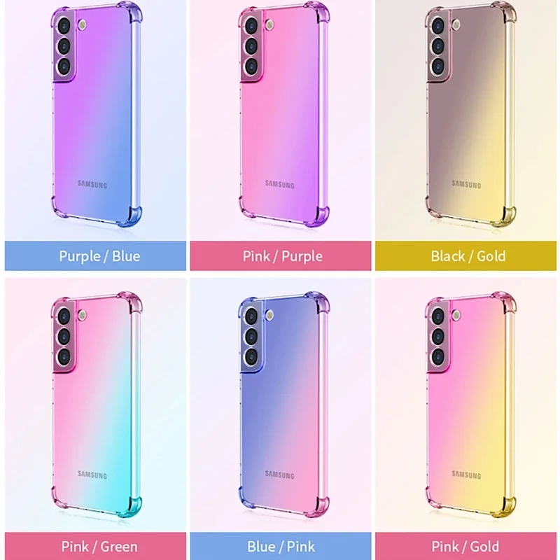 Gradient Airbag Stoßfeste TPU-Hülle Schutzhülle Funda – Bild 2