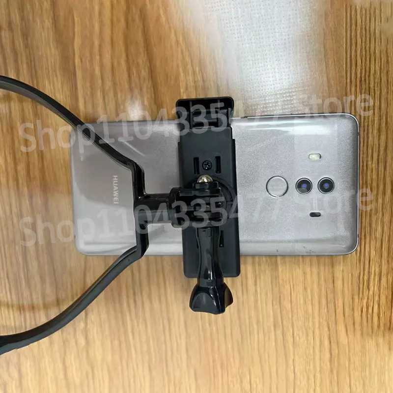 Tragbare Outdoor Erste Ansicht Halterung Hals Hängen Telefon Halter Universal Action kamera Für Sport Kamera 7,2 zoll Smartphone – Bild 3