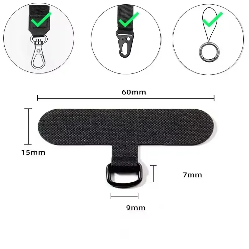 Nylon-Handy-Tether-Tab, universelles Handy-Lanyard, Sicherheitsanschlussstück, Ersatzteil für alle Smartphones mit vollständiger Abdeckung – Bild 6